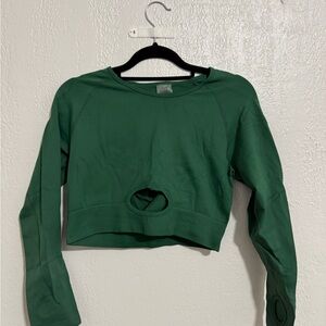 Emerald Green Women's Crop Top